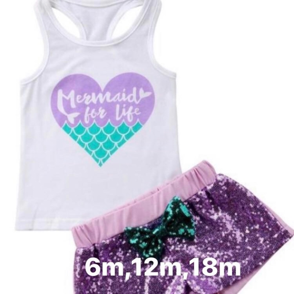 Mermaid kids outfit
